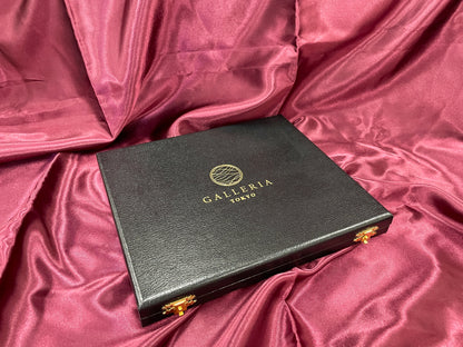 ABAFIL社製 ギャラリア特別仕様 スラブ専用コイン収納ケース 黒 グリーンベルベット仕様